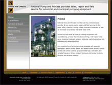 Tablet Screenshot of nationalpump.com